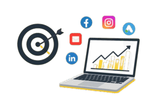 Achieve growth by using social media platforms with the help of a digital marketer.